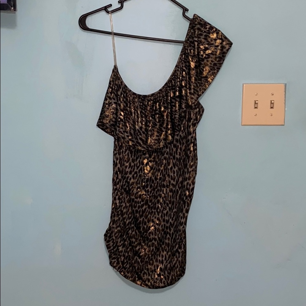 Metallic Leopard Print